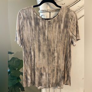 Lisa Rinna Collection Rayon Blend Open Back Top, Women’s size Medium